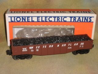 Lionel Western Maryland Gondola W.  Coal Load Item 19403