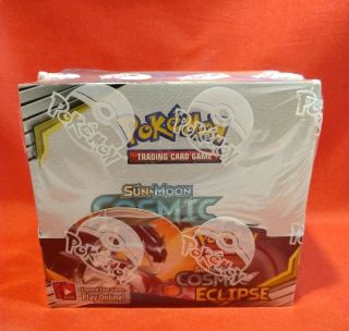 Pokemon Sun & Moon Cosmic Eclipse Booster Box,  36 Packs,  - Ships