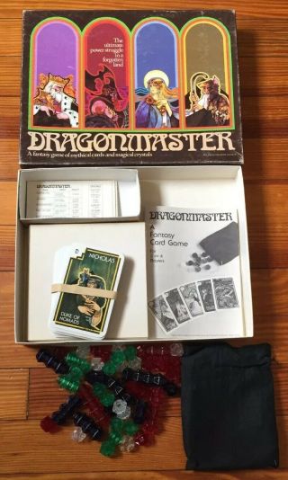 1981 Milton Bradley Lowe Dragon Master Fantasy Card Game Complete