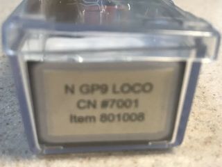N Scale LIfe - Like Loco N GP9 CN 7001 Item 801008 3