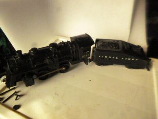 Lionel 1061 Steam Locomotive And 1061t Curved Tender O Scale Vintage