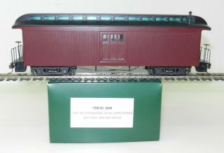 Bachmann Spectrum O / On30 26498 Unlettered Two Door Baggage Car T110