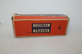 Vintage Lionel O - Gauge Tender w/ Whistle Train Cr 2046W IOB 3