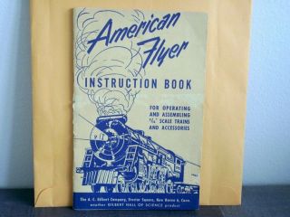 American Flyer 1952 Instruction Book For 3/16 Scale Trains & Accessories