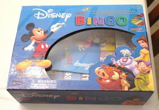 Disney Dvd Bingo Game And Complete