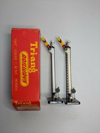 Triang Railways 2 X R43d Hand Operated Signal Distant