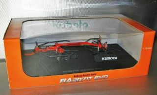 Kubota Rotary Rake Ra2071t Evo Farm Toy Ray Diecast Toy W/ Box