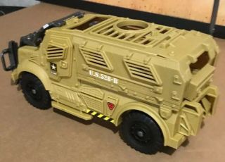 Plastic Toy Us Army Truck Desert Sand Color 528 - B
