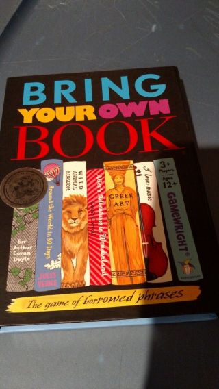 Bring Your Own Book,  The Game Of Borrowed Phrases,  Parents Choice Silver Honor