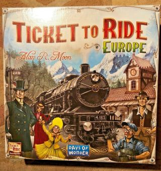 Ticket To Ride Europe Board Game Days Of Wonder - Perfect