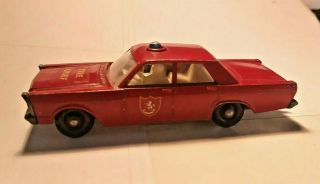 Vintage Matchbox Lesney No.  55 59 Ford Galaxy Fire Chief Chief 
