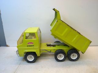 Vintage Tonka Lime Green Hydraulic Dump Truck Late 60’s - Hydraulics