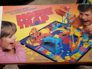 1986 Vintage Mouse Trap Board Game By Milton Bradley Hasbro Family Game Night