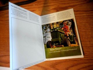 John Deere 140 Lawn Garden Tractors Brochure Precision 2 Literature Ad