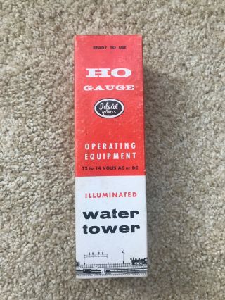 Ideal Models Ho Scale Model Illuminated Water Tower No.  B - 108