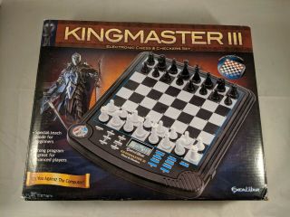 Excalibur King Master Iii 3 Electronic Chess & Checkers Set