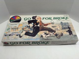 Selchow And Righter 1985 Go For Broke Board Game 100 Complete