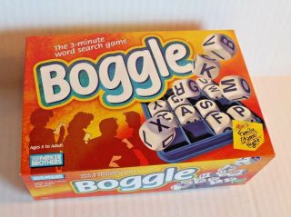 Boggle Word Search Game 1999 Edition Parker Brothers Complete Euc