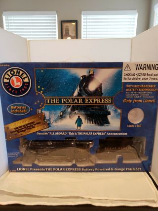 Lionel Polar Express Train Set G - Gauge,  Battery Powered,  7 - 11022