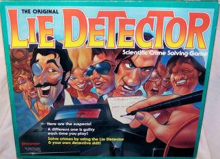 The Orginal Lie Detector Scientific Crime Solving Game From Mattel