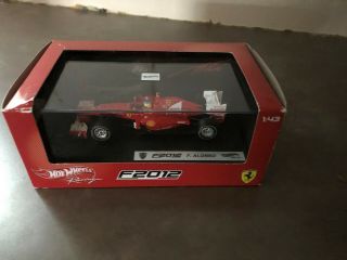 1/43 Scale Metal Diecast Model Hot Wheels Ferrari F2012 F.  Alonso