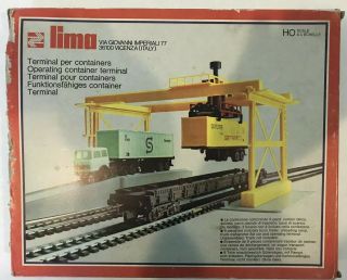 Lima (suits Hornby/bachmann/lionel) Ho/oo Gauge Operating Container Terminal