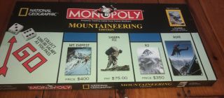 Monopoly Mountaineering Edition 100 Complete. ,  Components