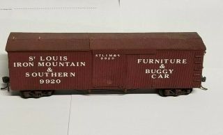 Ho Scale St.  Louis,  Iron Mountain & Southern Wooden Furniture & Buggy Car