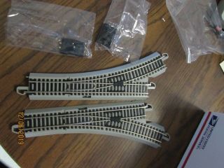 Ho Scale Ez Track,  Right,  And Left Hand Turnouts,  Wired Remote With Switches