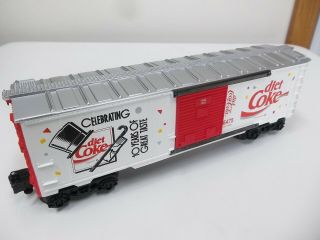 O - Gauge K - Line No.  6475 Diet Coke Box Car Built 8 - 92 Similar To Lionel 6464 Type