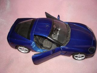 Maisto Blue 2005 05 Chevrolet Corvette Coupe C6 1/18 Diecast Model Car (no Box)