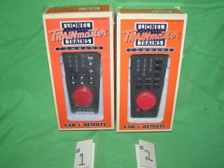 2 Lionel 6 - 12868 Trainmaster Cab - 1 Remote W/ Boxes & Instructions