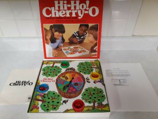 Vintage Hi - Ho Cherry - O Board Game 1981 Whitman Children 