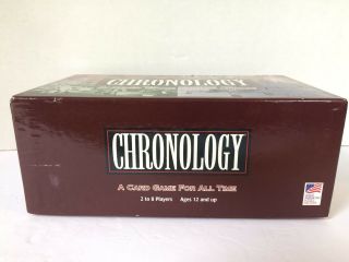 Chronology Card Family Game For All Time 2