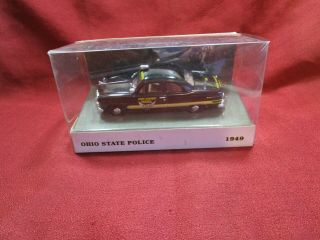 White Rose Collectibles Vintage Ohio State Highway Patrol Police Car 1949 Ford