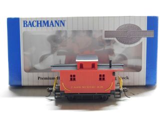 Ho Scale - Bachmann - Cass Scenic Rr.  Bobber Caboose Train Car