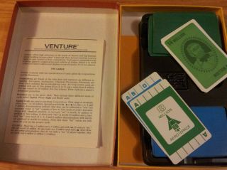 Venture Avalon Hill game of Fincance and Big Business 100 Complete verified 3