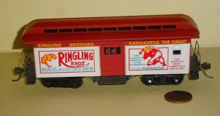 Roundhouse Ho Ringling Bros Circus Business / Baggage Car For Model Train Layout