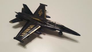 Blue Angels Us Navy Diecast Plane Airplane 9 In Pull Back Toy Fighter Jet