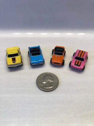 Micro Machines (set Of 4) Vintage 1980’s Muscle Cars