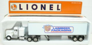Lionel 6 - 12932 Laimbeer Packaging Tractor Trailer Truck Ln/box