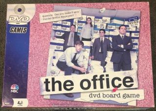 The Office Dvd Board Game Complete 2008 Pressman Nbc 2 - 6 Players Dunder Mifflin