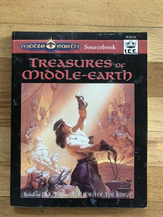 I.  C.  E Merp 2nd Edition - Treasures Of Middle Earth (hard To Find And Good Cond. )