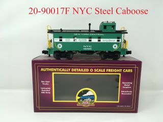 Mth 20 - 90017f York Central Nyc Lighted Steel Caboose 20 - 90017