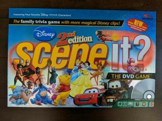 Disney Scene It 2nd Edition Dvd Board Game 100 Complete