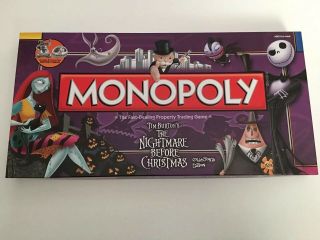 Monopoly Tim Burton’s The Nightmare Before Christmas Collector 