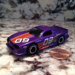 Hot Wheels Ford Mustang Cobra Die Cast Car 1/64 Scale Rubber Tires Purple