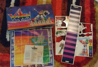 Voltron Defender Of The Universe Board Game 80s Parker Complete