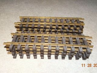 Lgb G Gauge 10000 Straight Track (12 " Long) Brass - 8 Sections