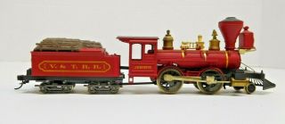 Ahm Pocher Ho Jw Bowker Steam Locomotive 2 - 4 - 0 & V.  & T.  R.  R.  Wood Load Tender